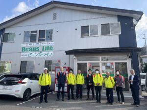 秋晴れの下、防災訓練を実施しました